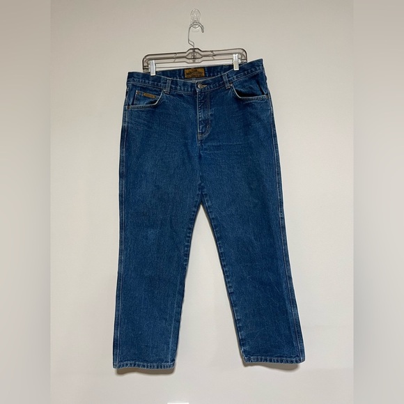 Schaefer Outfitter Ranch Hand Dungarees Jeans Style 1820 Size 36 X 30 - Picture 1 of 11